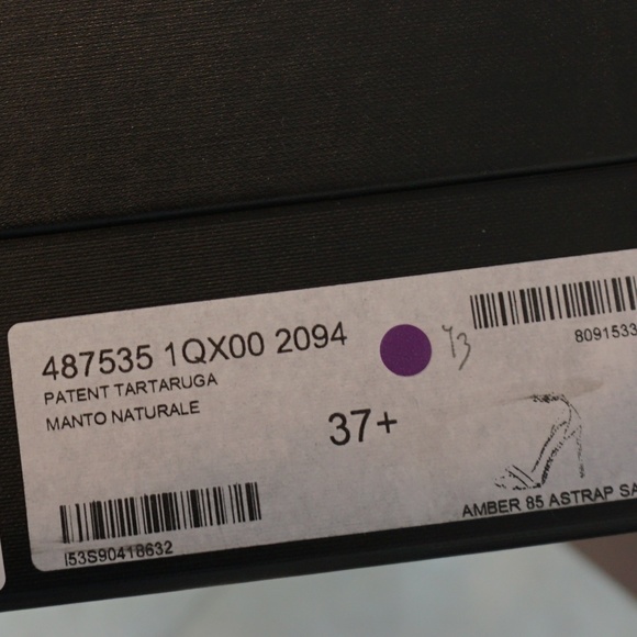 Saint laurent Amber sandals Tortoiseshell size 37.5 - Picture 12 of 12